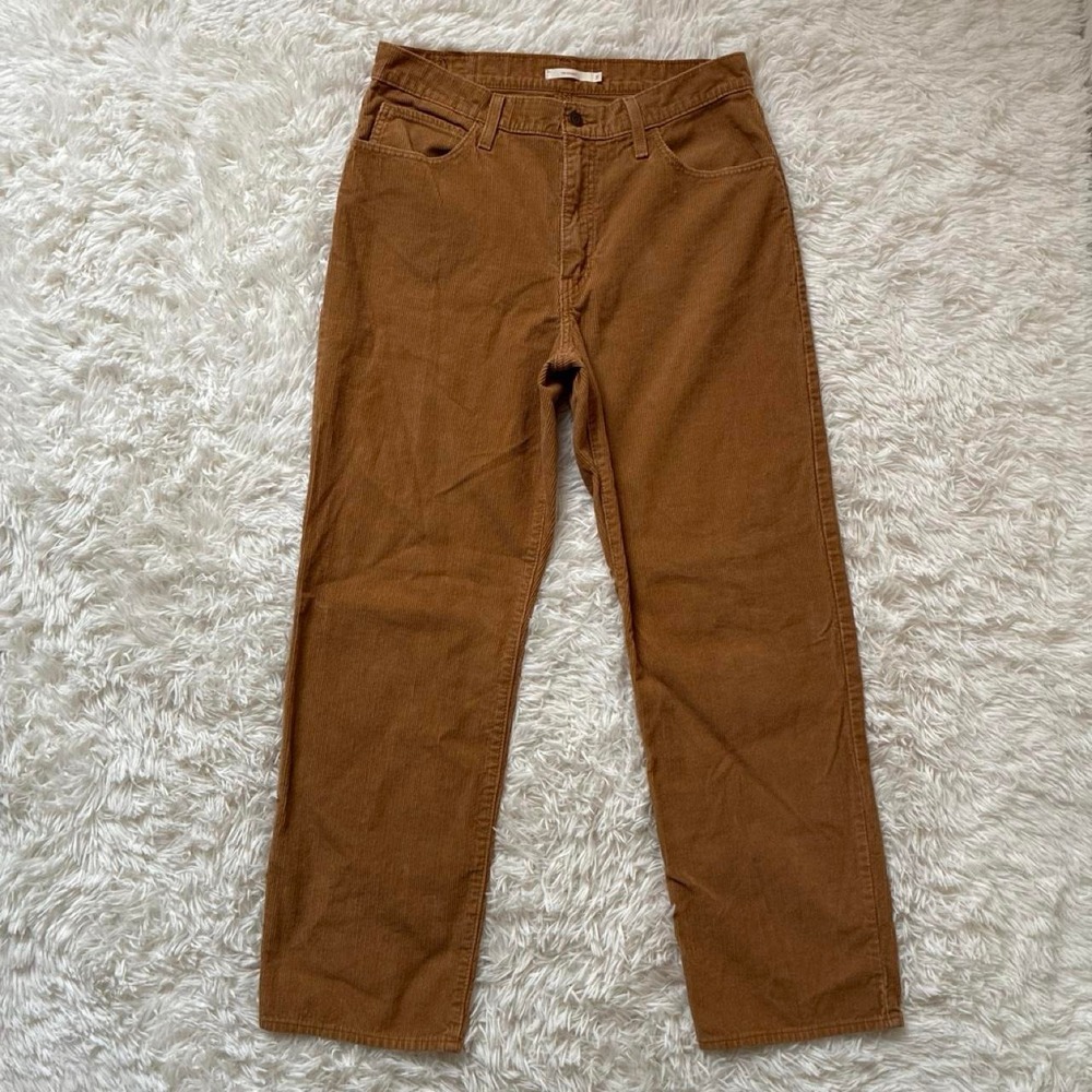 Vintage 94' Baggy  Levi's brown corduroy pants size 31 Loose Retro Fit